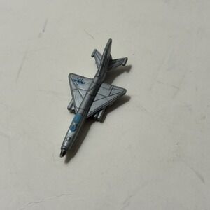 VINTAGE 1996 LGTI GALOOB MICRO MACHINES MIG-21 SILVER 2.5" MILITARY FIGHTER JET
